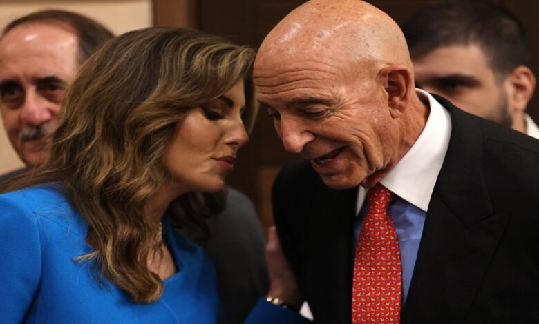 TOPSHOT LEBANON US ISRAEL POLITICS DIPLOMACY