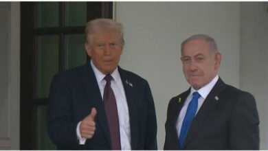Trump Netanyahy Thump Up