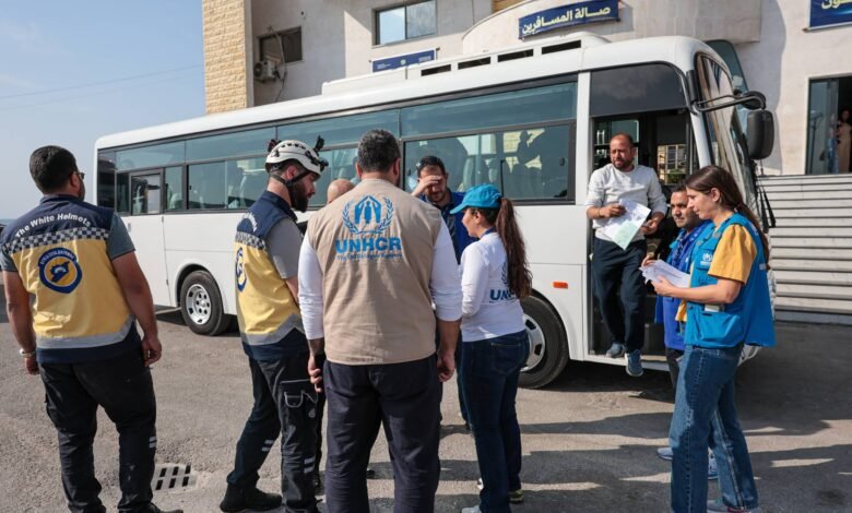 Syrian Returnees Cross From Lebanon Through The Arida Border Crossing