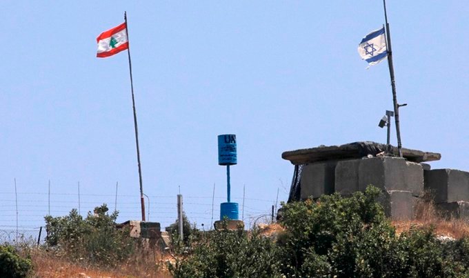 Alhdod Algnoby Asrayyl Lbnan