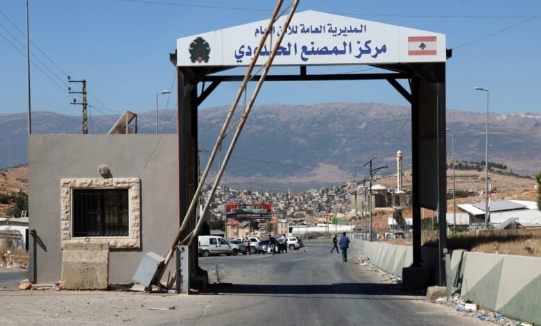 People Walk At Masnaa Border Crossing Between Lebanon And Syria
