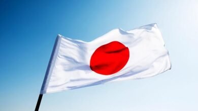 Flag,Of,Japan,Waving,In,The,Wind