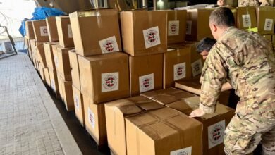 Uk Defence Relief Items Handover To Lebanese Army In Beirut April