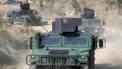 Army Vehicules Road