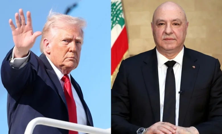Photo Ar Aoun Meets Trump